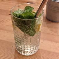 Lemonade drink at Balans Bistro in Bratislava