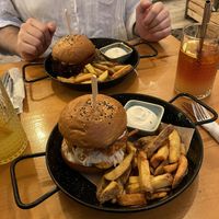 Balans Burger and Mr. Jack Burger  at Balans Bistro in Bratislava