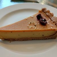 Amazing passion fruit cake. Gluten free at Balans Bistro in Bratislava