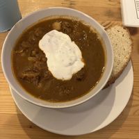 Christmas soup  at Balans Bistro in Bratislava