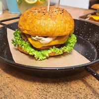 Balans burger at Balans Bistro in Bratislava