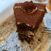 Coffee cake at Balans Bistro in Bratislava