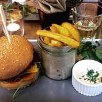 Mexican burger at Balans Bistro in Bratislava