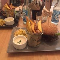 vegan burgers at Balans Bistro in Bratislava
