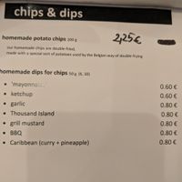 Food menu page 2/4 at Balans Bistro in Bratislava