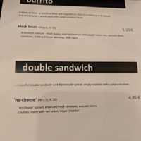 Food menu page 4/4 at Balans Bistro in Bratislava