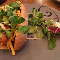 Amazing Hot Dog 5 ?⭐️!  at Balans Bistro in Bratislava