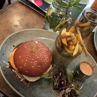 Another great burger  at Balans Bistro in Bratislava