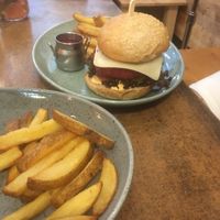 balans burger at Balans Bistro in Bratislava