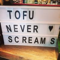 Tofu love at Balans Bistro in Bratislava