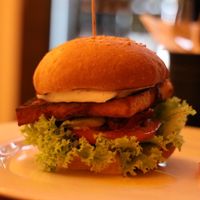 Green Burger at Balans Bistro in Bratislava