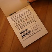 Menu at Balans Bistro in Bratislava