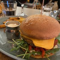 Balans burger at Balans Bistro in Bratislava