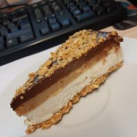 Snickers cake at Balans Bistro in Bratislava