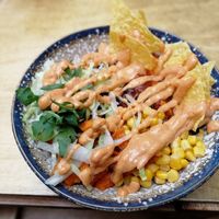 Burrito bowl at Balans Bistro in Bratislava