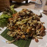 Burmese tea leaf salad at Reform Kafe in Chiang Mai