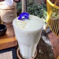 Banana smoothie, 95 baht  at Reform Kafe in Chiang Mai