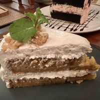 Delightful carrot cake   at Reform Kafe in Chiang Mai