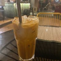 Iced Thai tea with soy milk  at Reform Kafe in Chiang Mai