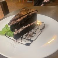 Black Forest cake - best to share as it’s very rich  at Reform Kafe in Chiang Mai