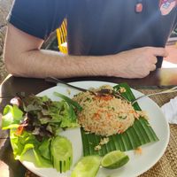 Garlic fried rice at Reform Kafe in Chiang Mai