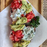 Avocado & cream toast at Reform Kafe in Chiang Mai