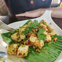 Chilli fried tofu at Reform Kafe in Chiang Mai