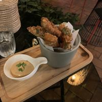 Zucchini fried  at Reform Kafe in Chiang Mai