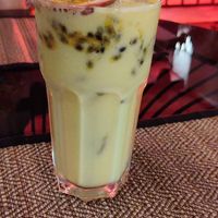 Mango and passion fruit lassi at Reform Kafe in Chiang Mai