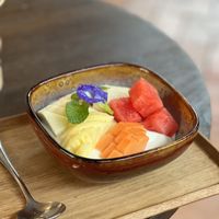 Fruit and yogurt  at Reform Kafe in Chiang Mai