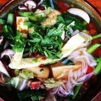 Noodle soup at Reform Kafe in Chiang Mai