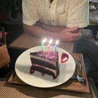 Red velvet cake   at Reform Kafe in Chiang Mai