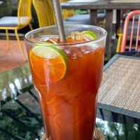 Thai-Lime Iced Tea at Reform Kafe in Chiang Mai