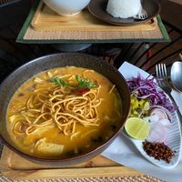Khao soi - so good!! at Reform Kafe in Chiang Mai
