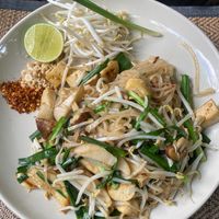 Pad Thai - a bit bland  at Reform Kafe in Chiang Mai