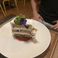 Blueberry cake  at Reform Kafe in Chiang Mai