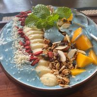 Spirulina bowl   at Reform Kafe in Chiang Mai