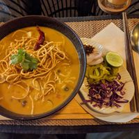 Khao soi at Reform Kafe in Chiang Mai