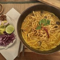 Khao Soi  at Reform Kafe in Chiang Mai