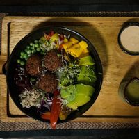 Falafel bowl at Reform Kafe in Chiang Mai