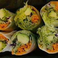 Summer rolls at Reform Kafe in Chiang Mai