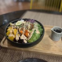 Healthy mess bowl   at Reform Kafe in Chiang Mai