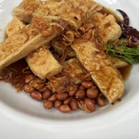 Tamarind tofu (sooo good!!!)  at Reform Kafe in Chiang Mai