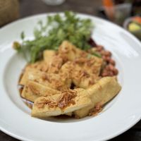 This tofu has got you fam  at Reform Kafe in Chiang Mai