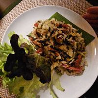 Tea leaf salad at Reform Kafe in Chiang Mai