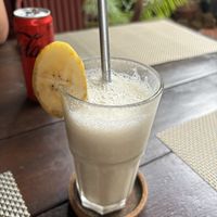 Banana smoothie  at Reform Kafe in Chiang Mai