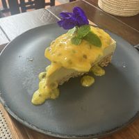 Mango passion fruit cheesecake   at Reform Kafe in Chiang Mai