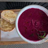 Beetroot gazpacho at Reform Kafe in Chiang Mai