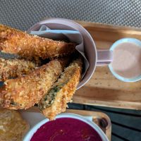 Zucchini fries at Reform Kafe in Chiang Mai