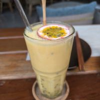 Banana Passion Fruit Lassi at Reform Kafe in Chiang Mai